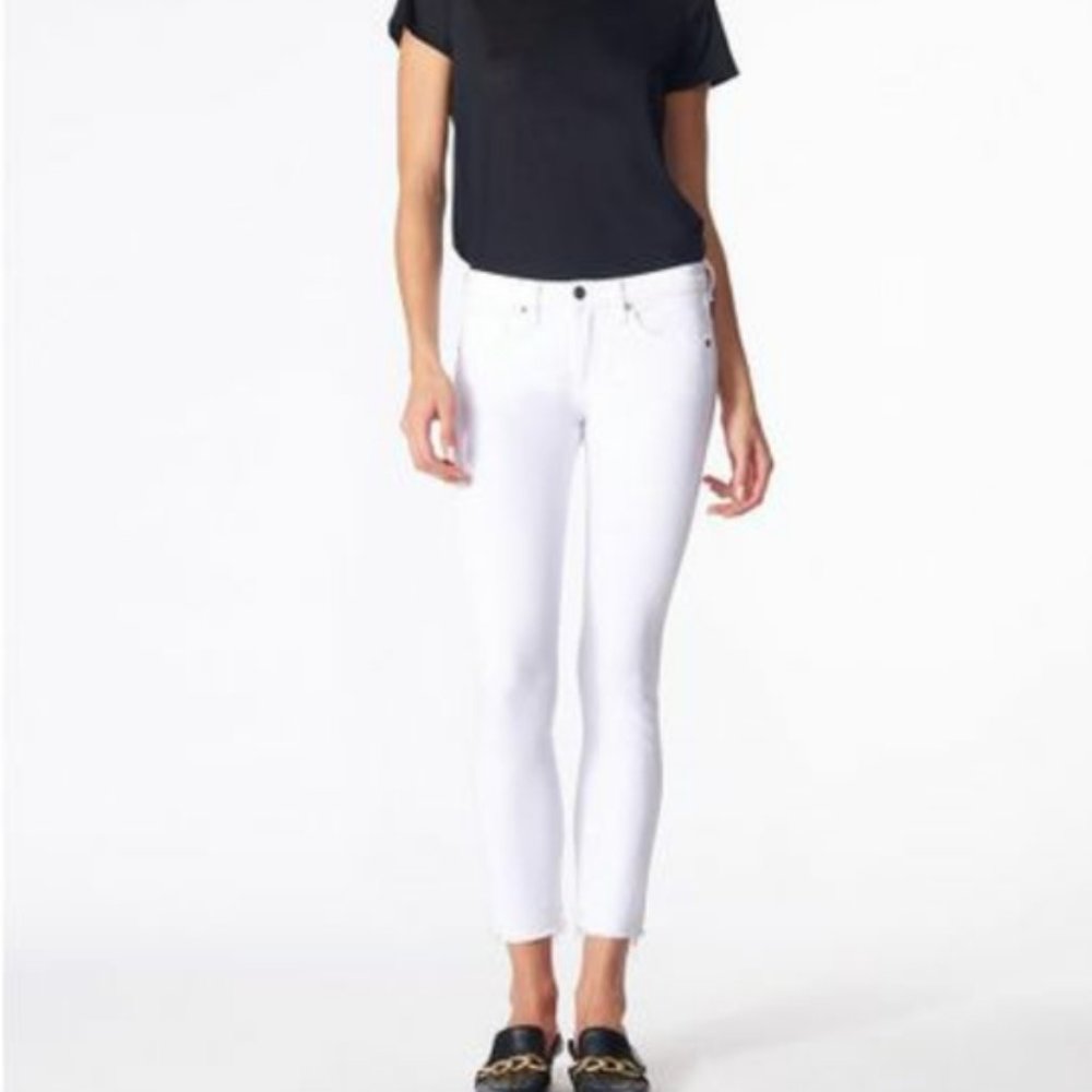 NWT Veronica Beard Brooke White Skinny Jeans